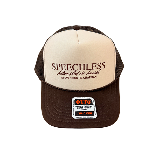 Speechless Brown Trucker Hat